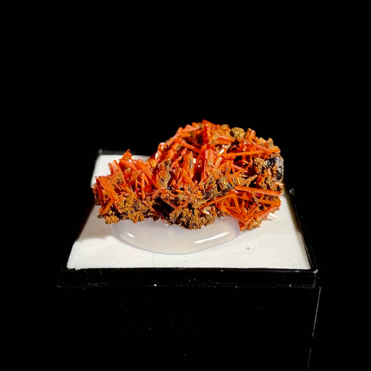 Natural Australian Crocoite Crystal Specimen | Rare Lead Chromate Mineral on Matrix | Collector’s Grade |  3.5*3*1.5 cm