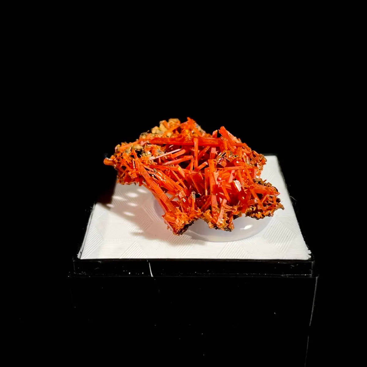 Natural Australian Crocoite Crystal Specimen | Rare Lead Chromate Mineral on Matrix | Collector’s Grade |  3.5*3*1.5 cm