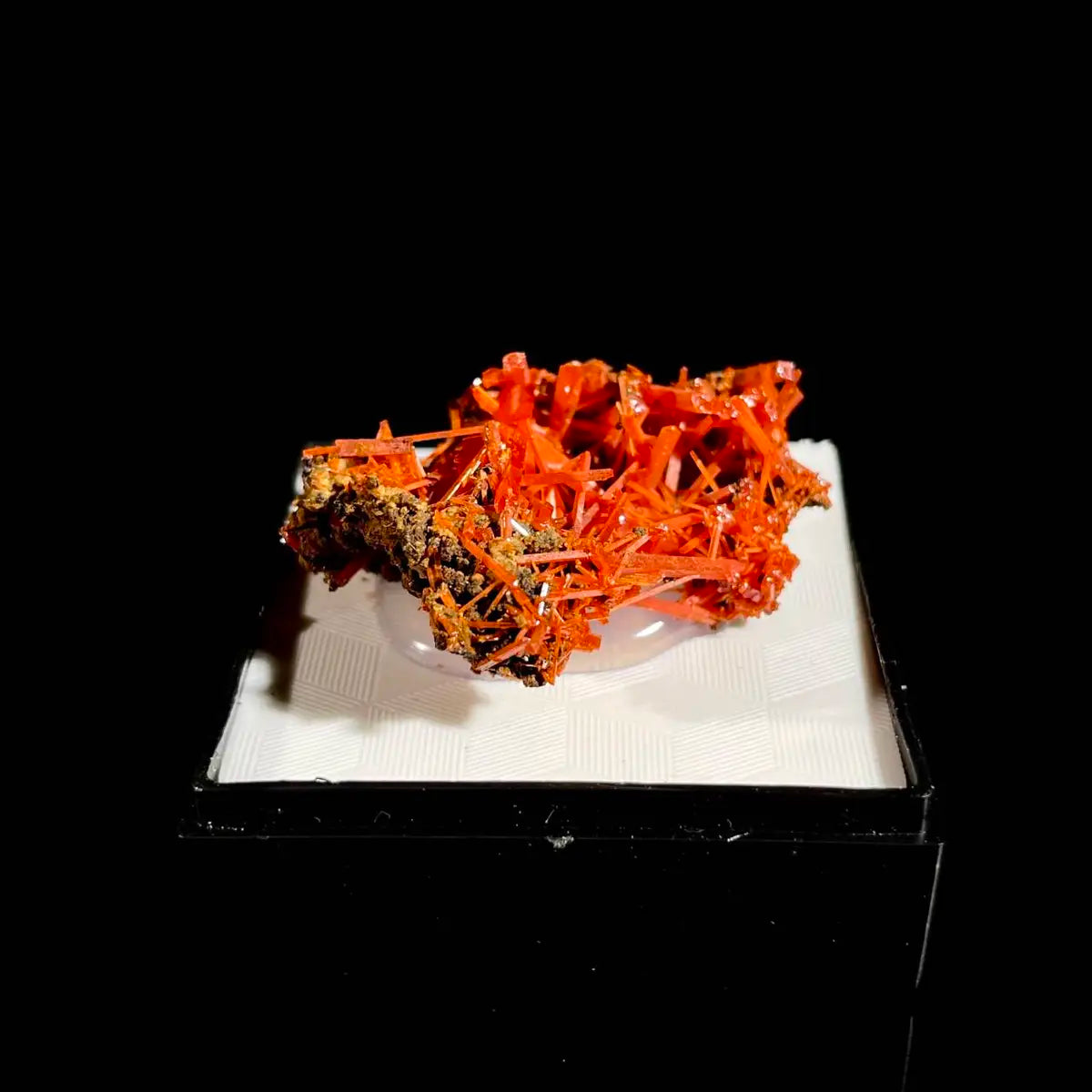 Natural Australian Crocoite Crystal Specimen | Rare Lead Chromate Mineral on Matrix | Collector’s Grade |  3.5*3*1.5 cm