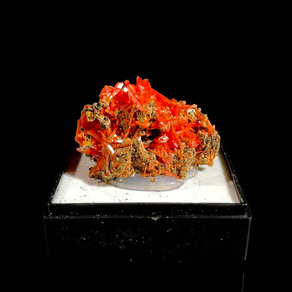 Natural Australian Crocoite Crystal Specimen | Rare Lead Chromate Mineral on Matrix | Collector’s Grade |  3*2.5*2 cm