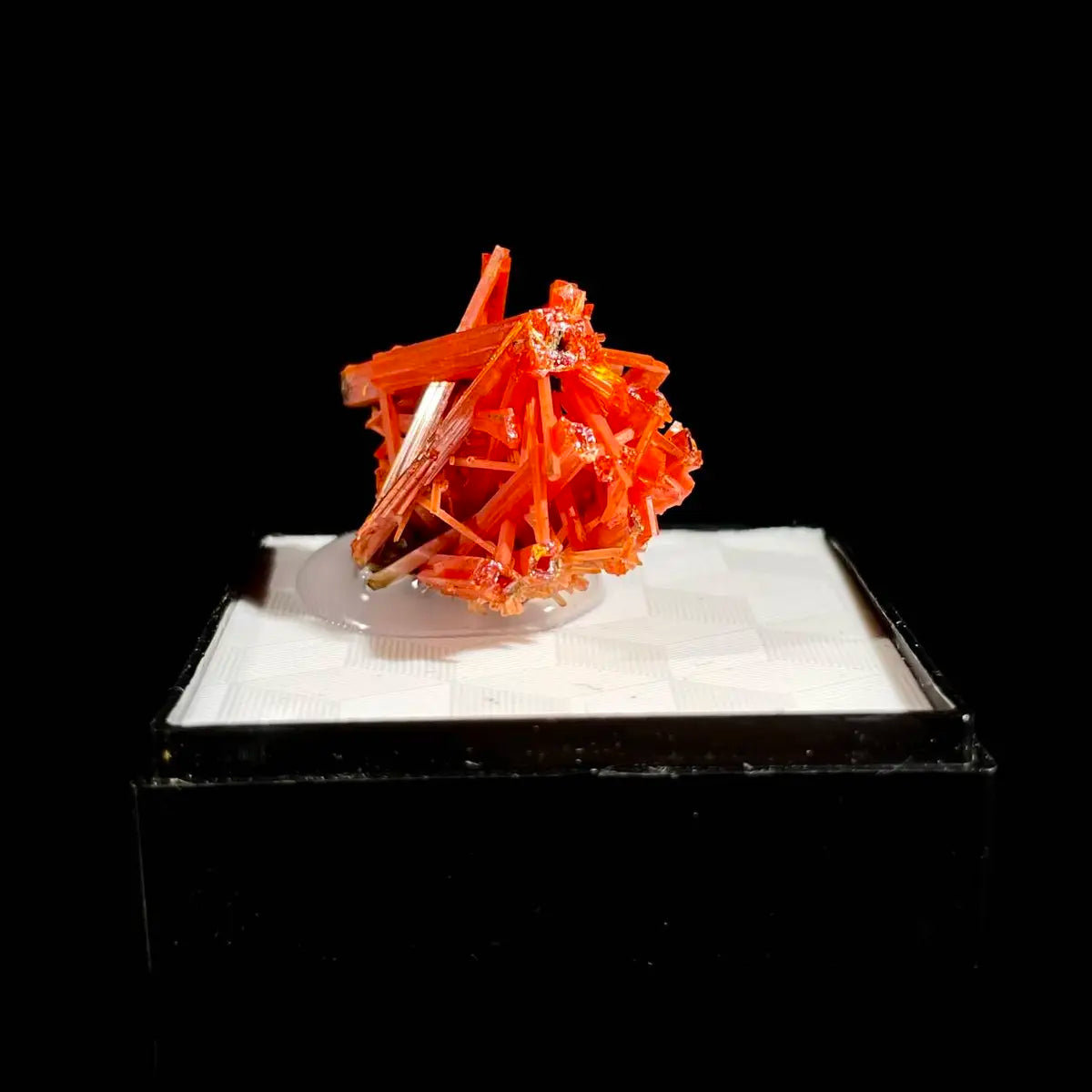 Natural Australian Crocoite Crystal Specimen | Rare Lead Chromate Mineral on Matrix | Collector’s Grade |  2.5*2*1.5 cm