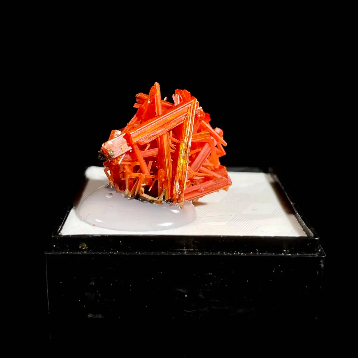 Natural Australian Crocoite Crystal Specimen | Rare Lead Chromate Mineral on Matrix | Collector’s Grade |  2.5*2*1.5 cm