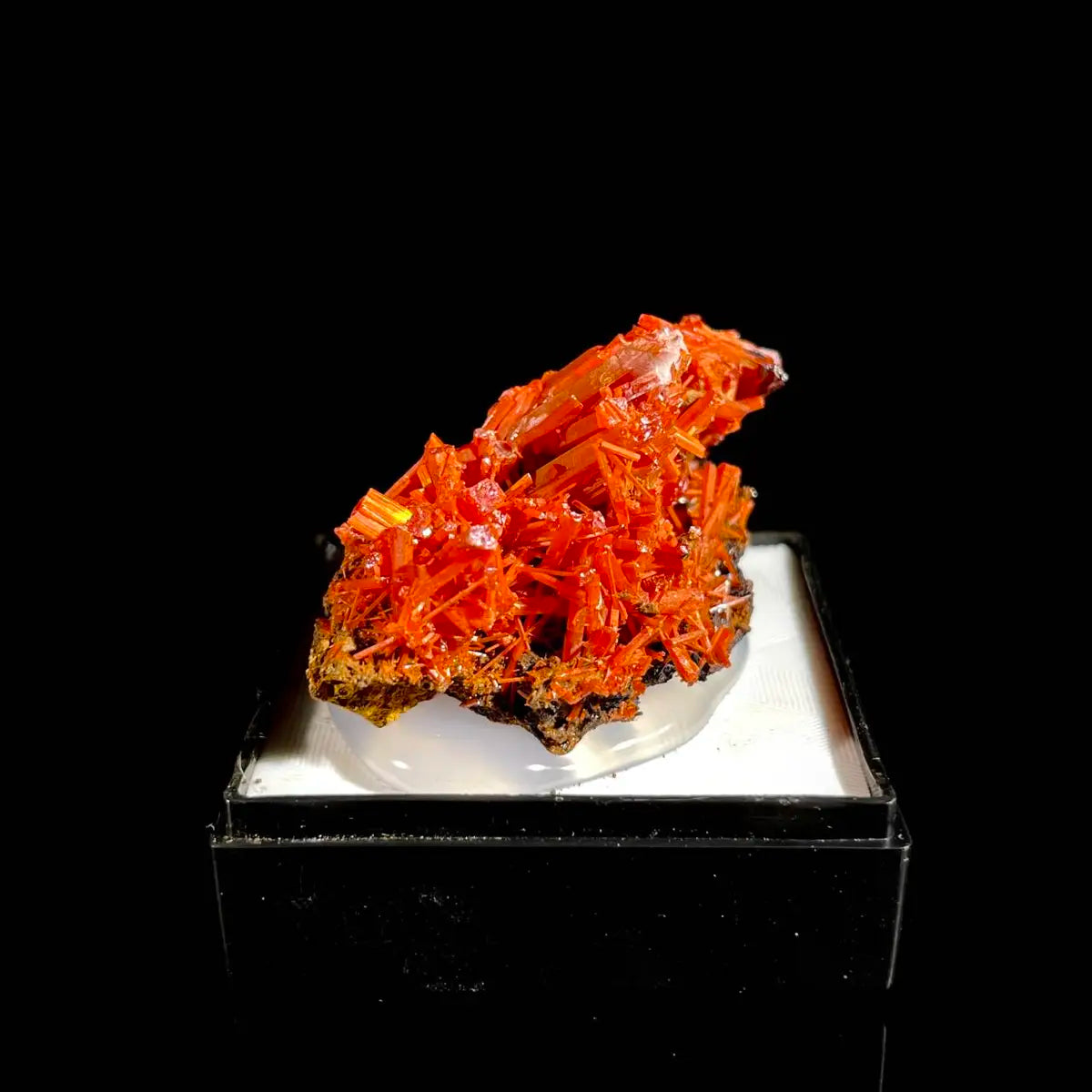 Natural Australian Crocoite Crystal Specimen | Rare Lead Chromate Mineral on Matrix | Collector’s Grade |  4*2.5*2 cm