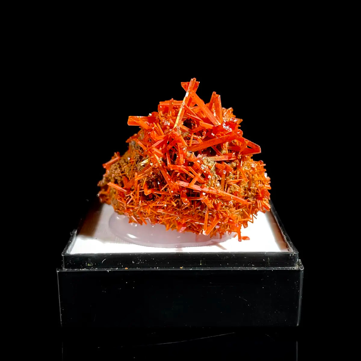 Natural Australian Crocoite Crystal Specimen | Rare Lead Chromate Mineral on Matrix | Collector’s Grade |  3.5*2.5*2.5 cm