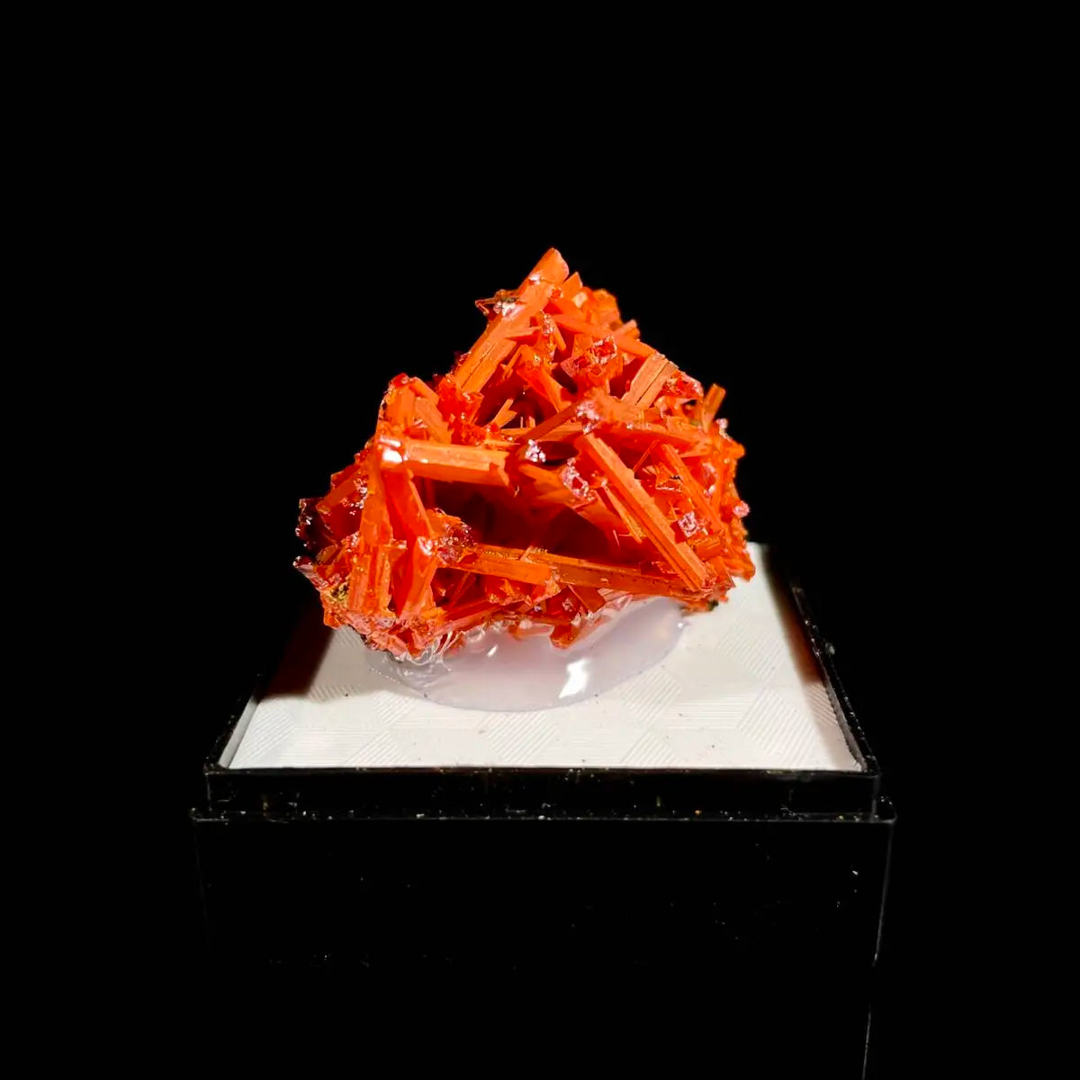 Natural Australian Crocoite Crystal Specimen | Rare Lead Chromate Mineral on Matrix | Collector’s Grade |  3.5*2.5*2.5 cm