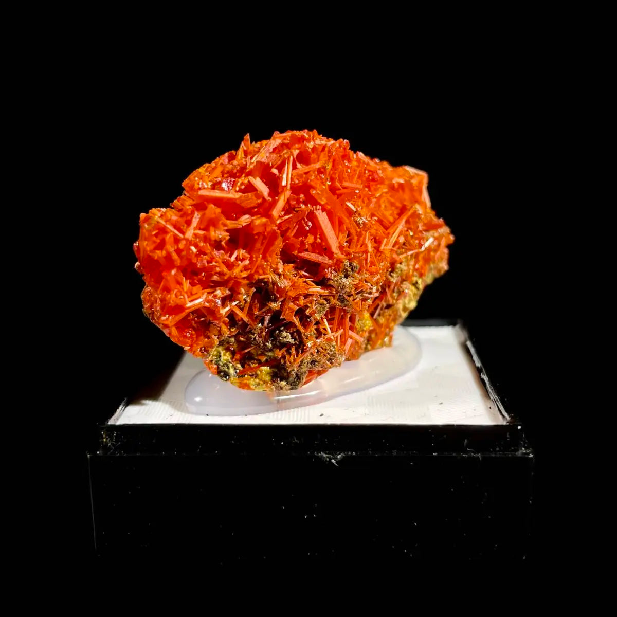 Natural Australian Crocoite Crystal Specimen | Rare Lead Chromate Mineral on Matrix | Collector’s Grade |  4.5*2.5*2 cm