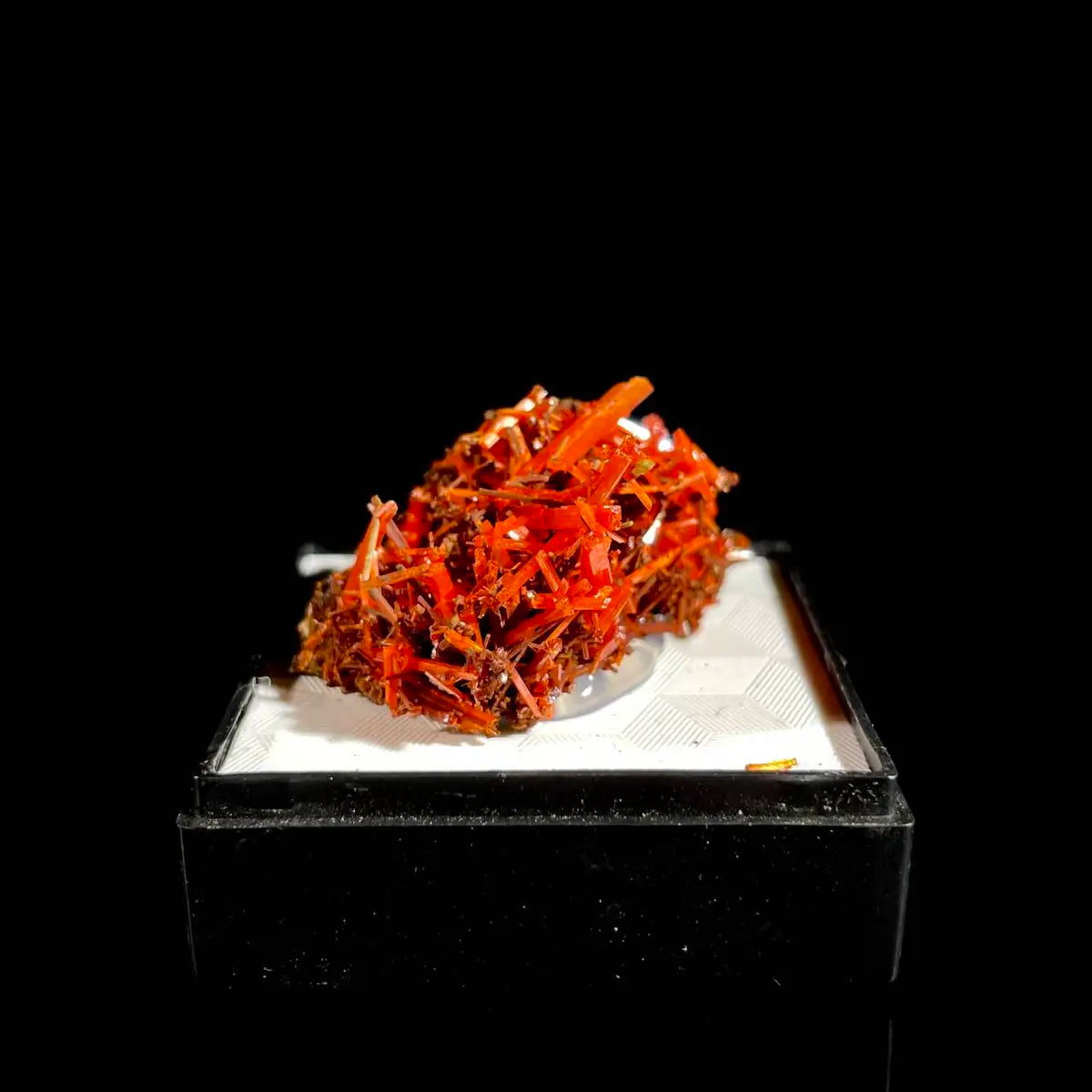 Natural Australian Crocoite Crystal Specimen | Rare Lead Chromate Mineral on Matrix | Collector’s Grade |  3.5*3*1.5 cm