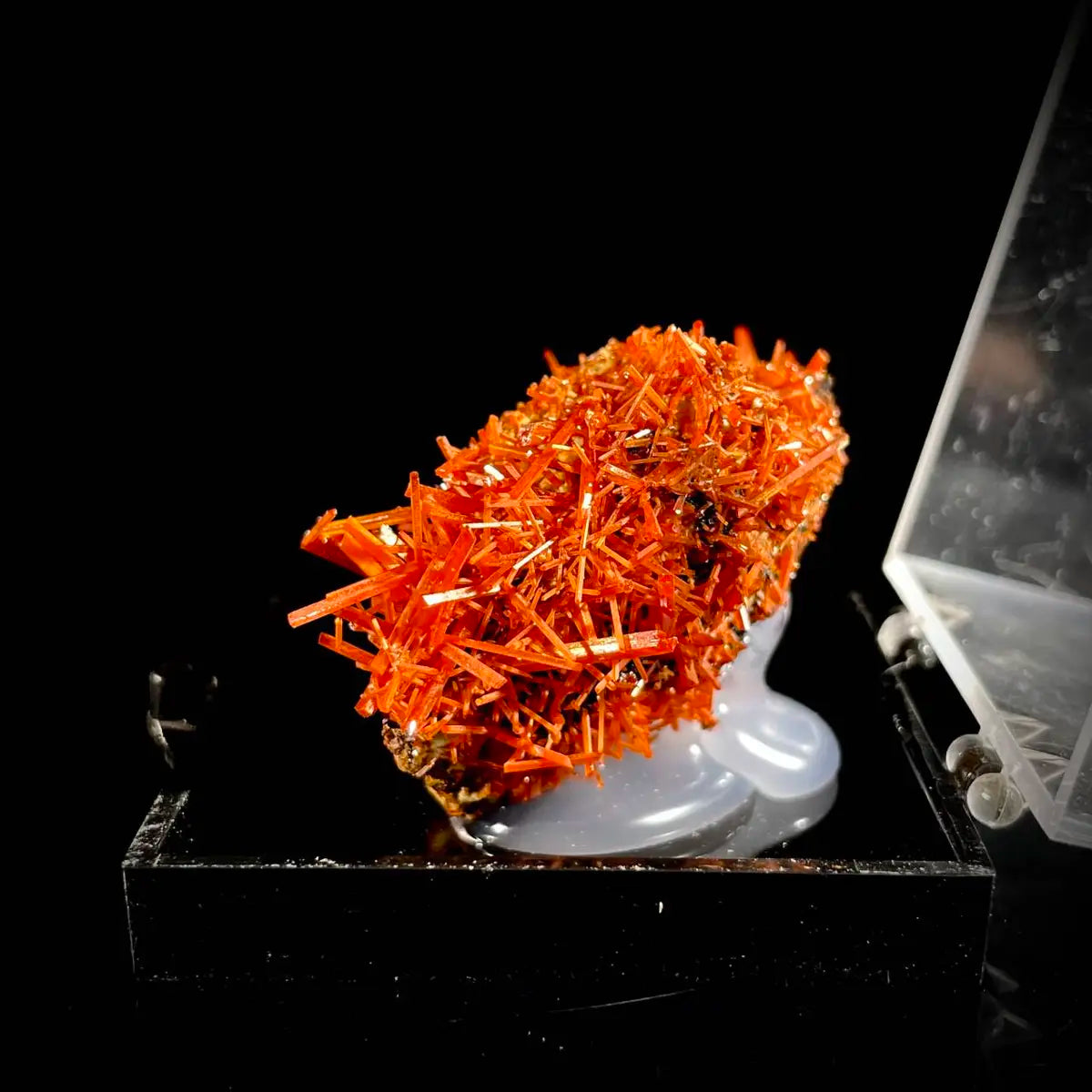 Natural Australian Crocoite Crystal Specimen | Rare Lead Chromate Mineral on Matrix | Collector’s Grade |  5*3.5*2.5 cm