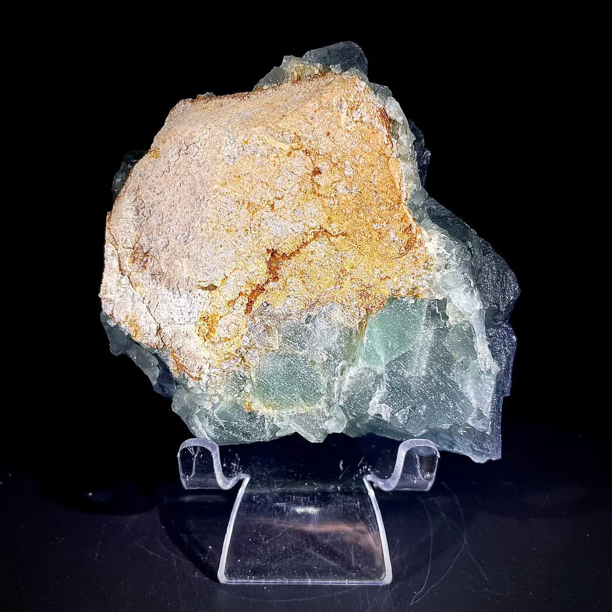 Natural  Bule Fluorite Crystal Specimen | Hunan, China | 660g | 12*10*4cm