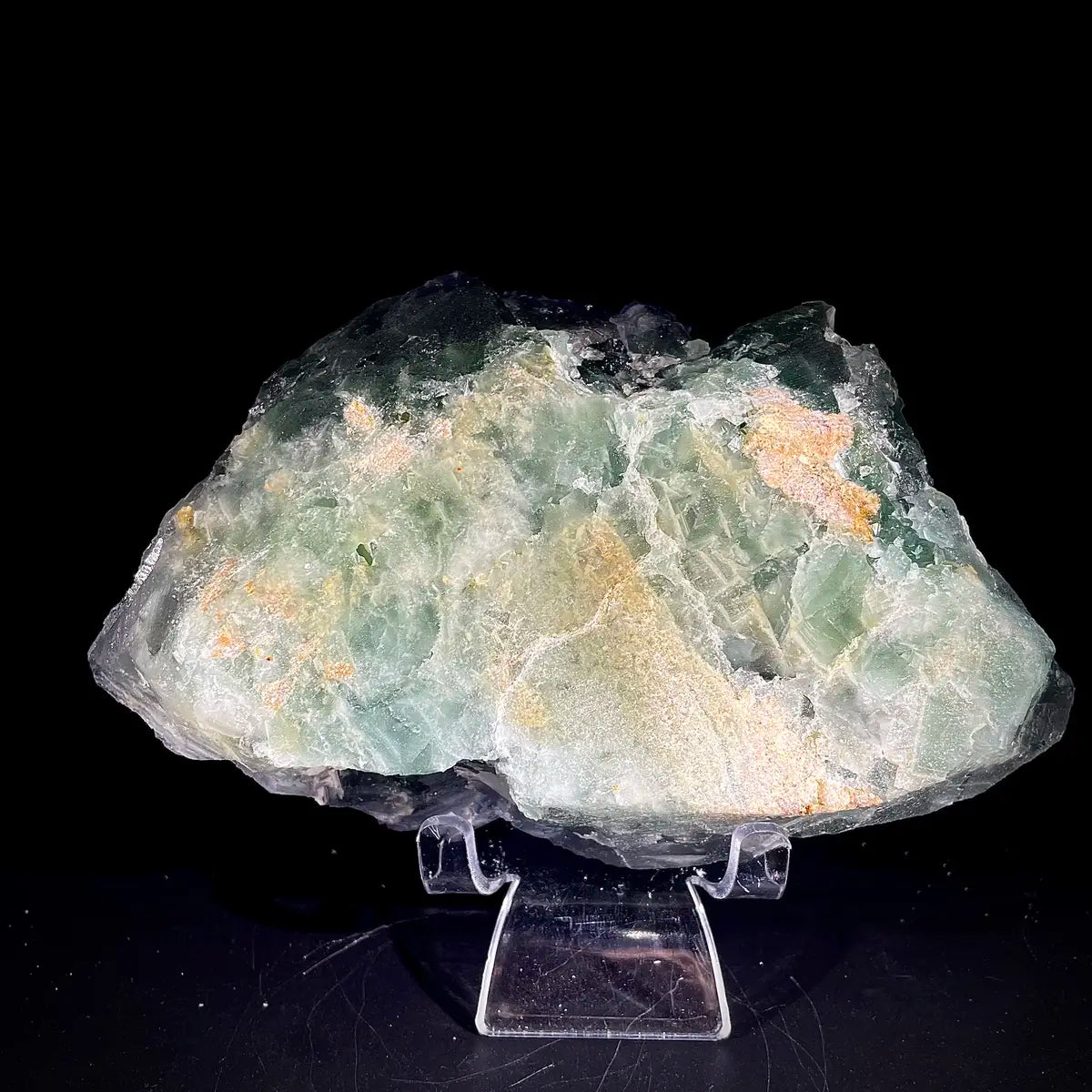 Natural  Bule Fluorite Crystal Specimen | Hunan, China | 1370g | 17*10*5cm