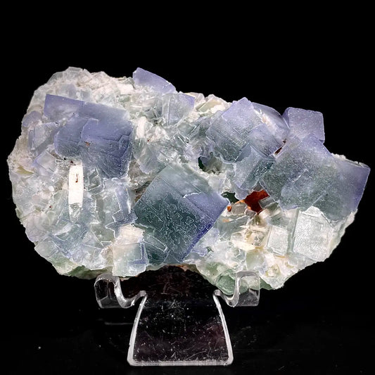 Natural  Bule Fluorite Crystal Specimen | Hunan, China | 280g | 10*6*3.5cm