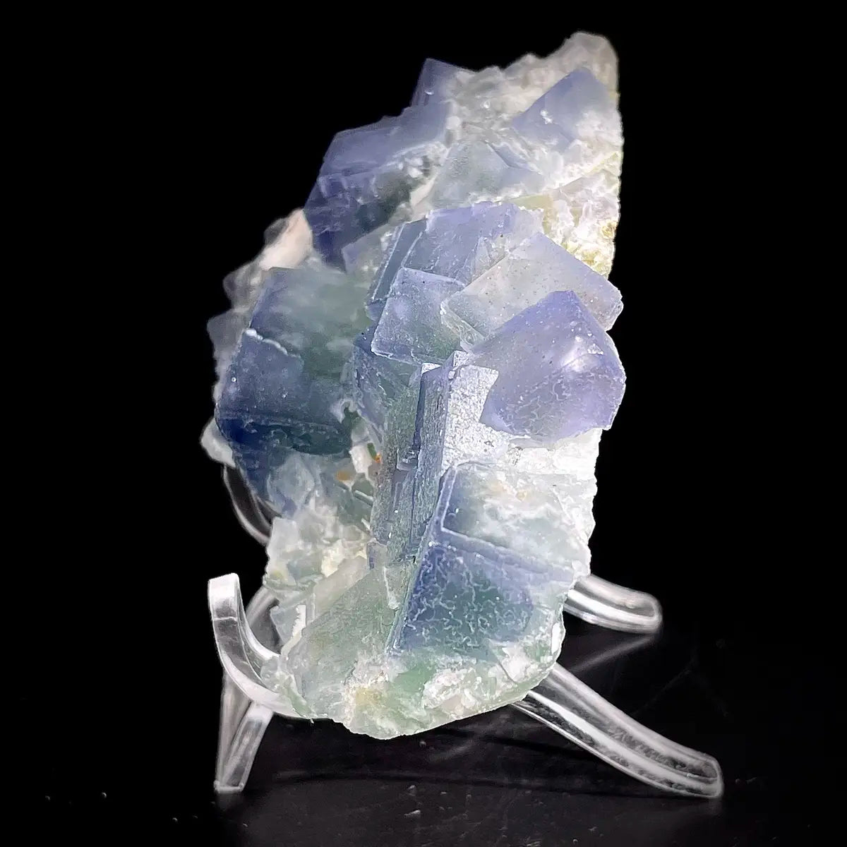 Natural  Bule Fluorite Crystal Specimen | Hunan, China | 280g | 10*6*3.5cm