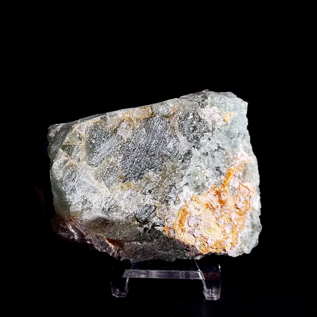 Natural  Bule Fluorite Crystal Specimen | Hunan, China | 350g |9*7*3cm