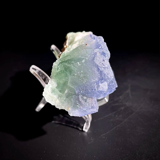 Natural  Bule Fluorite Crystal Specimen | Hunan, China | 240g |10.5*4.5*4cm