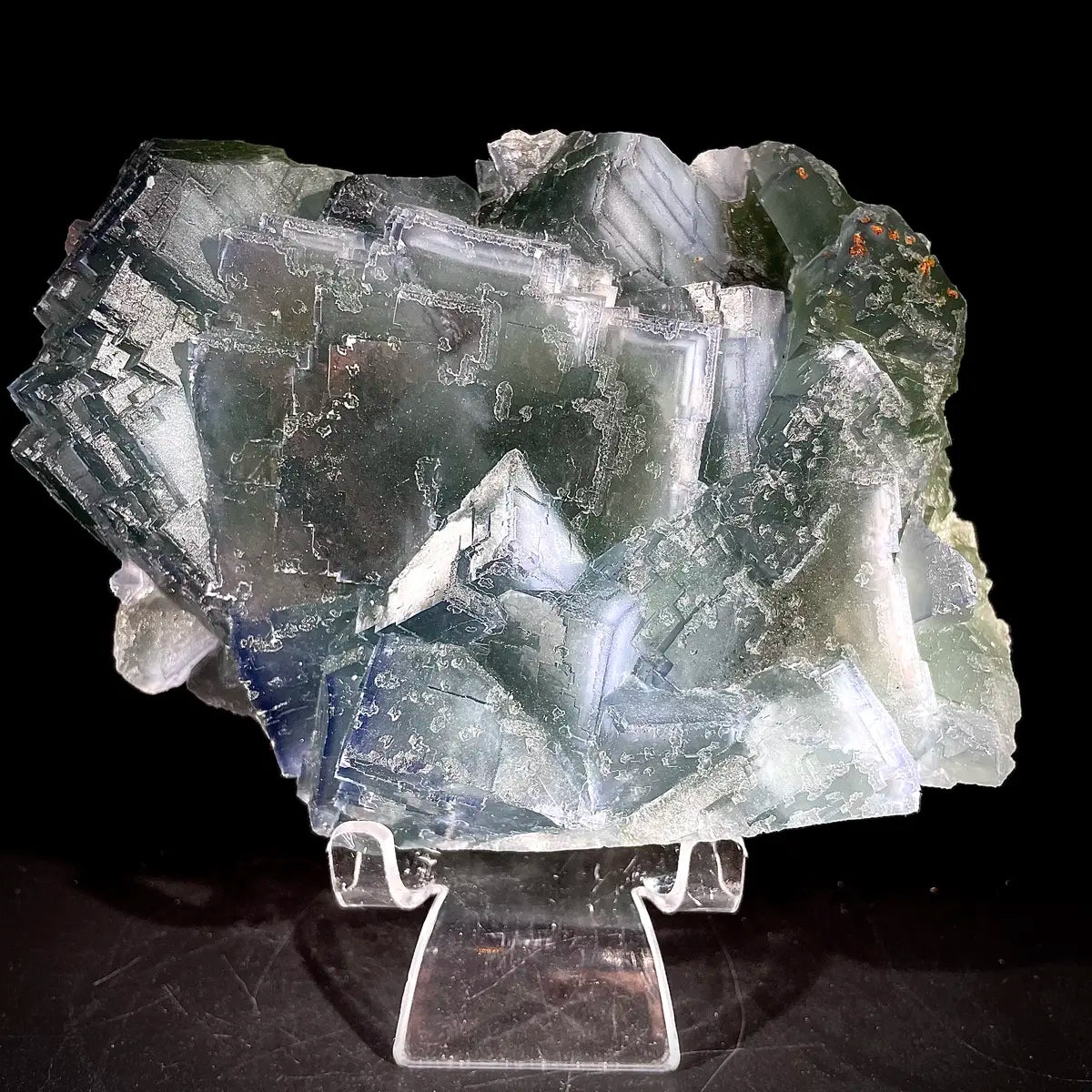 Natural  Bule Fluorite Crystal Specimen | Hunan, China | 1820g |15*11*7cm