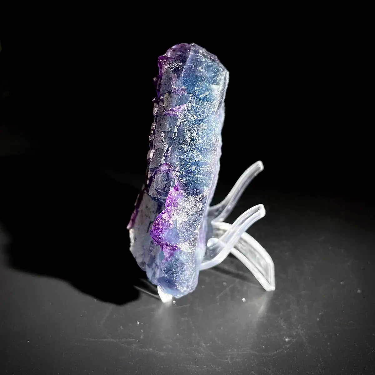 Natural  Purple Fluorite Crystal Specimen | Zhejiang, China | 260g |9.5*8*3cm