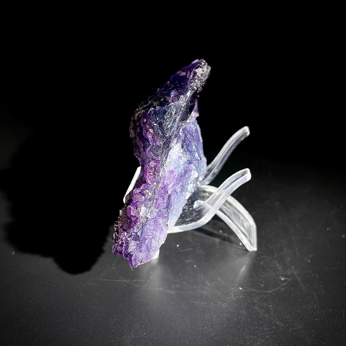 Natural  Purple Fluorite Crystal Specimen |Zhejiang, China | 180g | 10.5*6.5*3.5cm