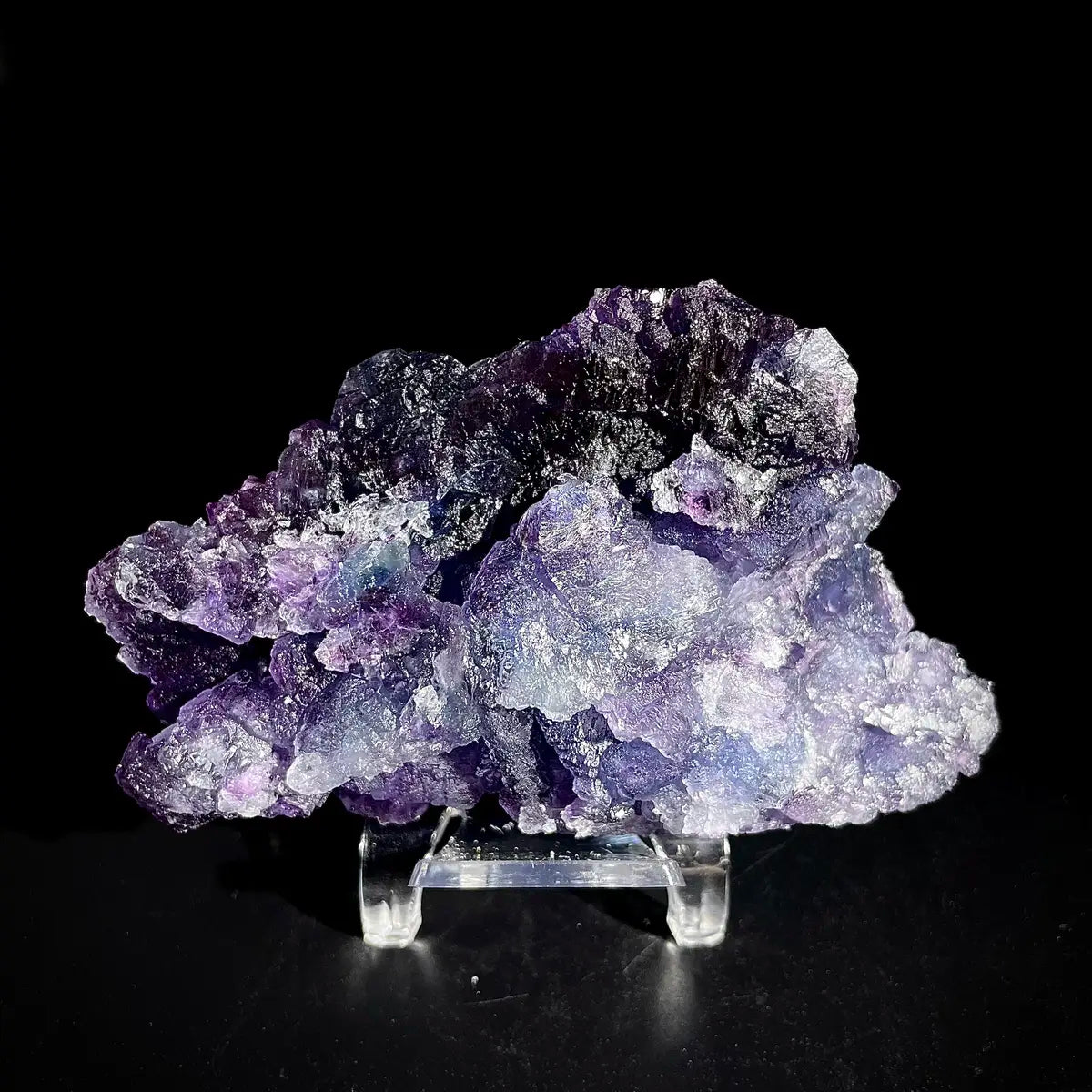 Natural  Purple Fluorite Crystal Specimen |Zhejiang, China | 180g | 10.5*6.5*3.5cm
