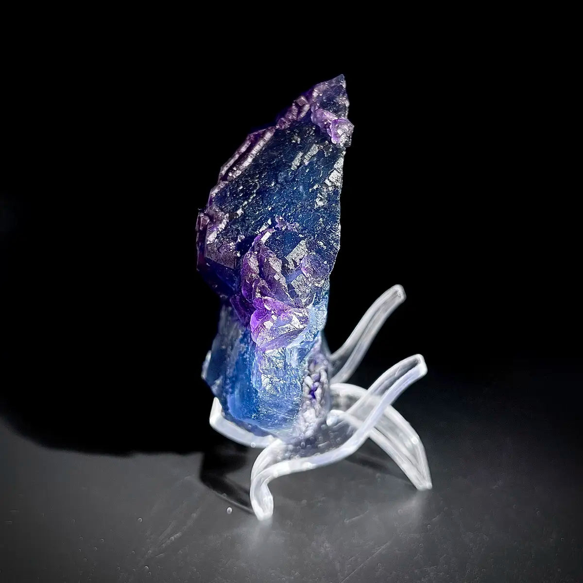 Natural Purple Fluorite Crystal Specimen | Zhejiang, China | 380g |10*9*3.5cm