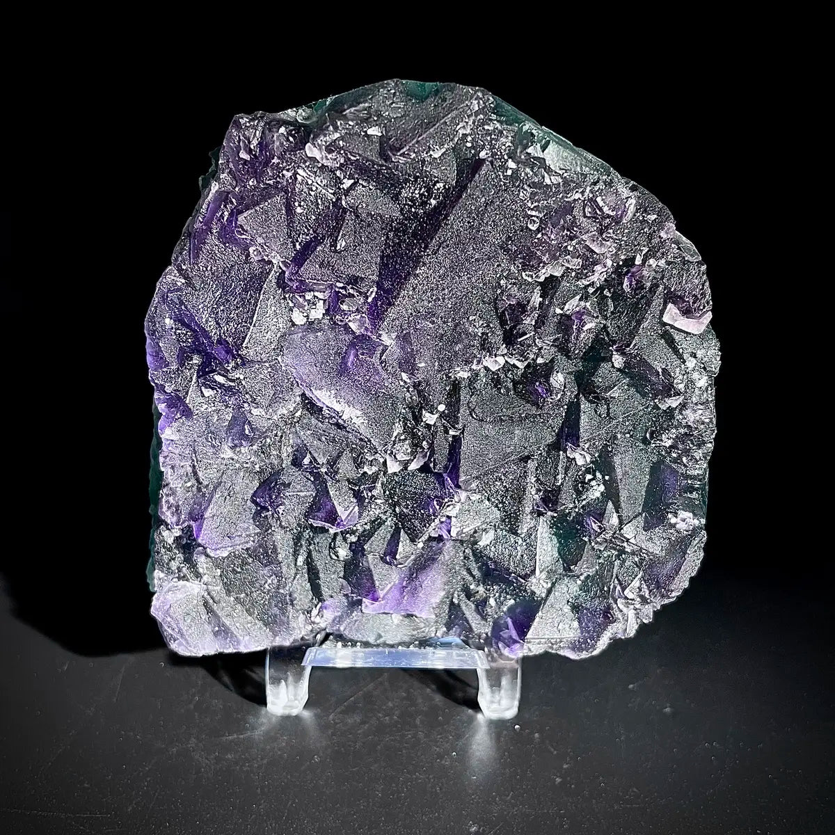 Natural  Purple Fluorite Crystal Specimen | Zhejiang, China | 510g |9*9*3cm