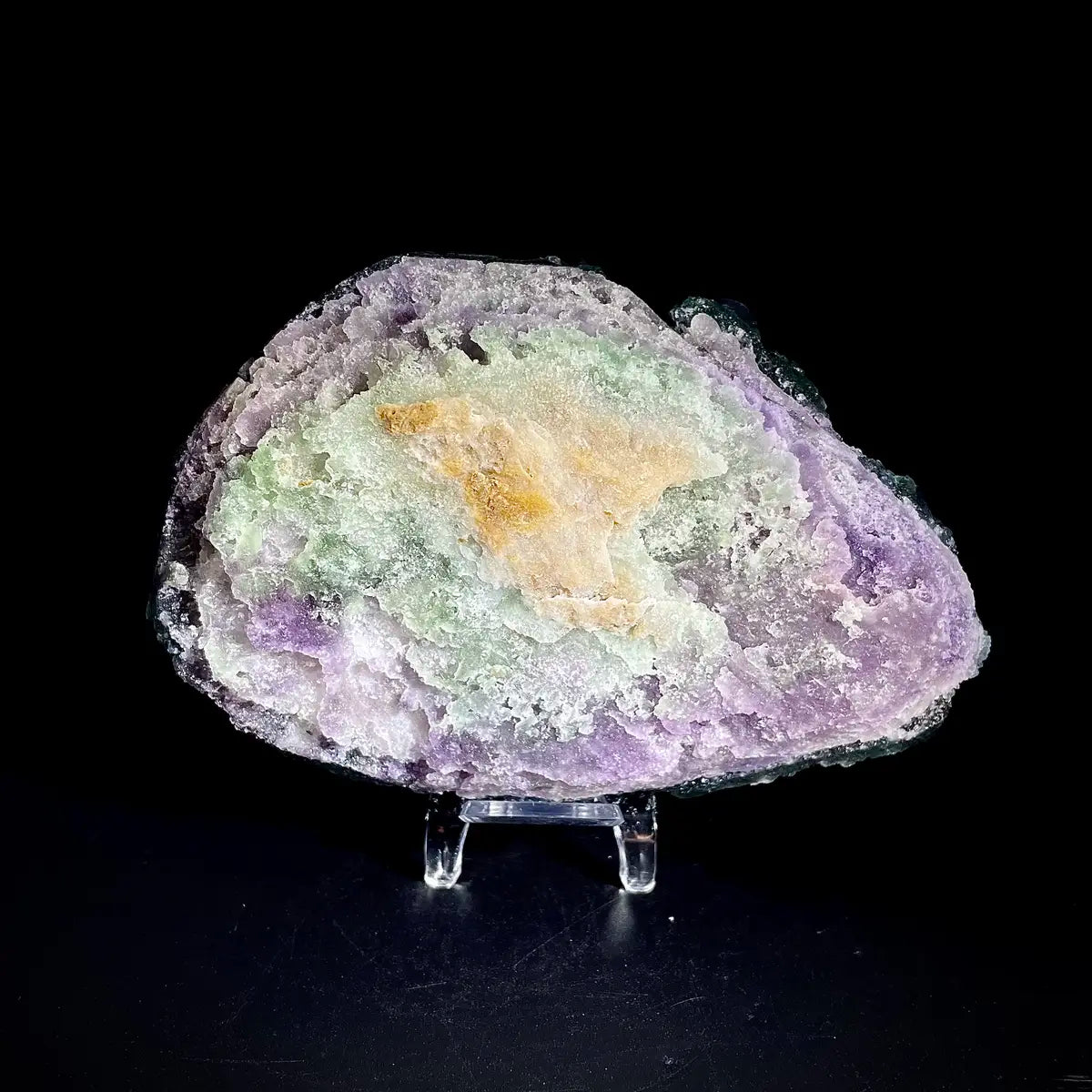 Natural  Purple Fluorite Crystal Specimen | Zhejiang, China | 840g |15.5*10*3.5cm