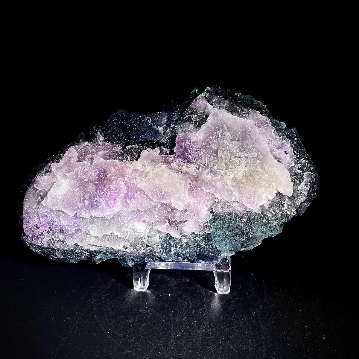 Natural  Purple Fluorite Crystal Specimen | Zhejiang, China | 470g |13*8*3cm