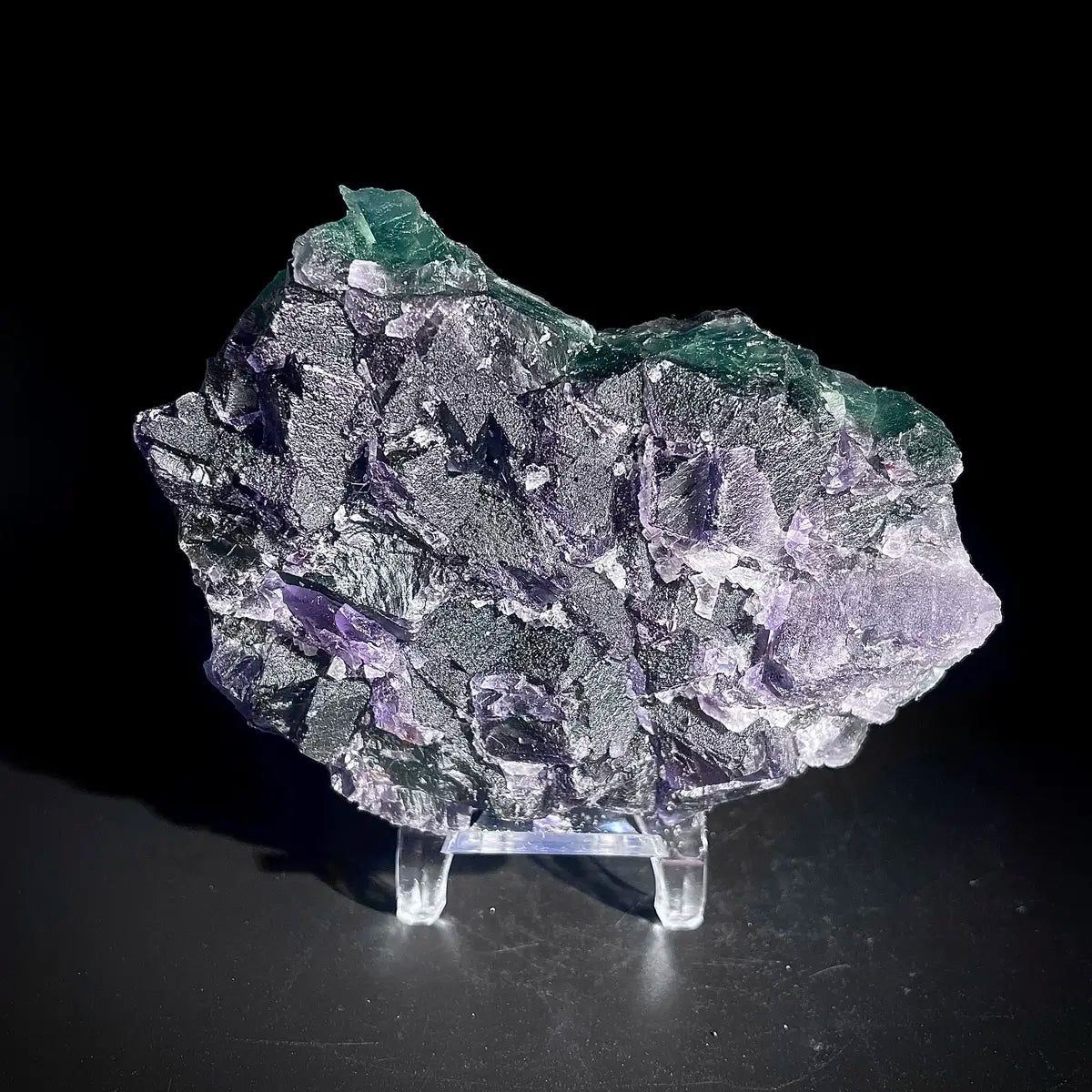Natural  Purple Fluorite Crystal Specimen | Zhejiang, China | 430g |11*8*3cm