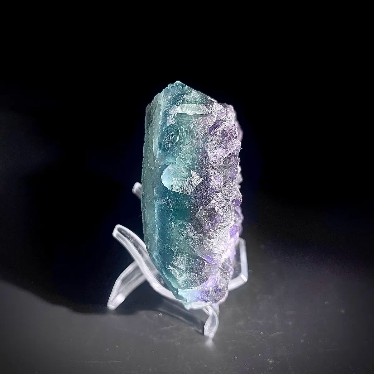 Natural  Purple Fluorite Crystal Specimen | Zhejiang, China | 430g |11*8*3cm