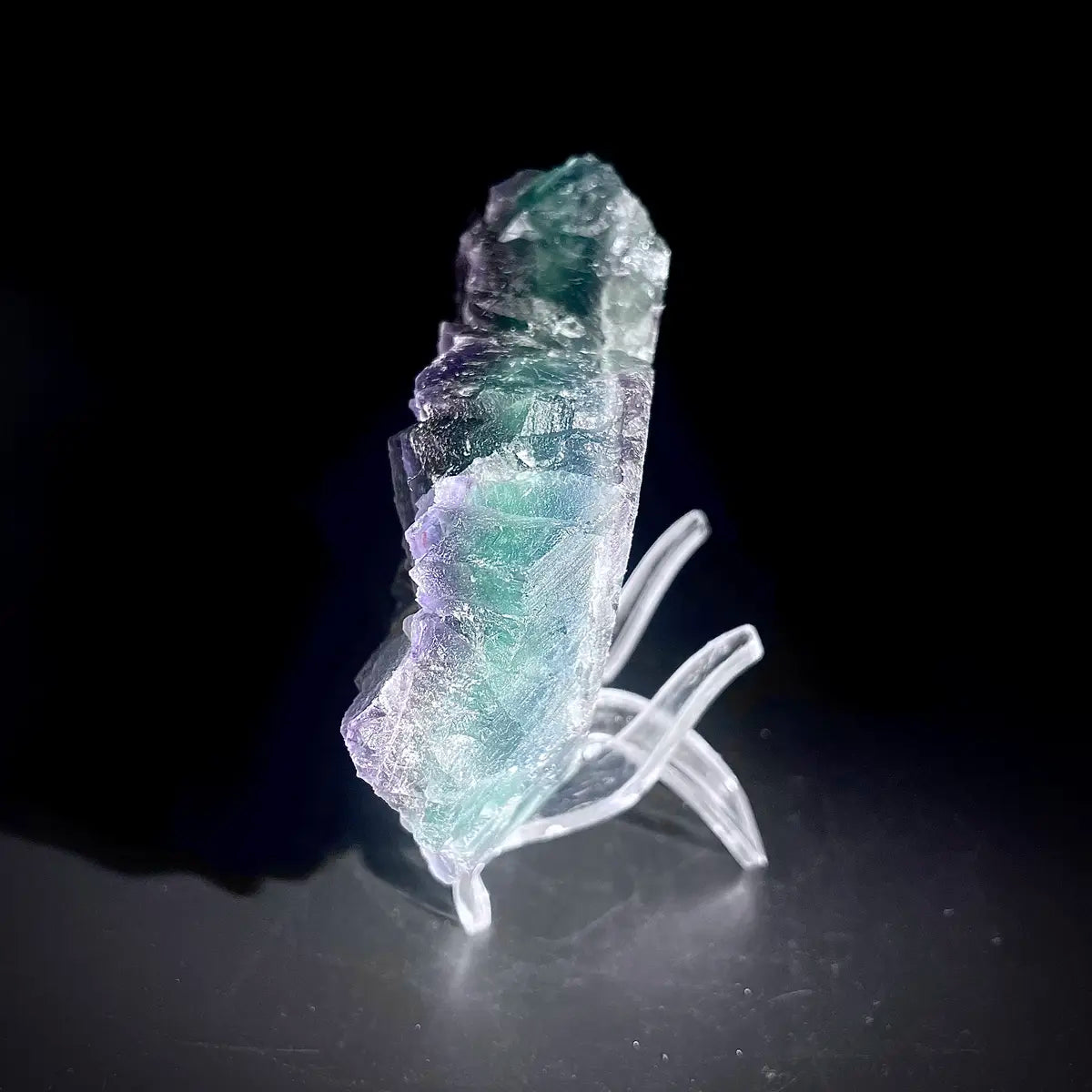 Natural  Purple Fluorite Crystal Specimen | Zhejiang, China | 430g |11*8*3cm