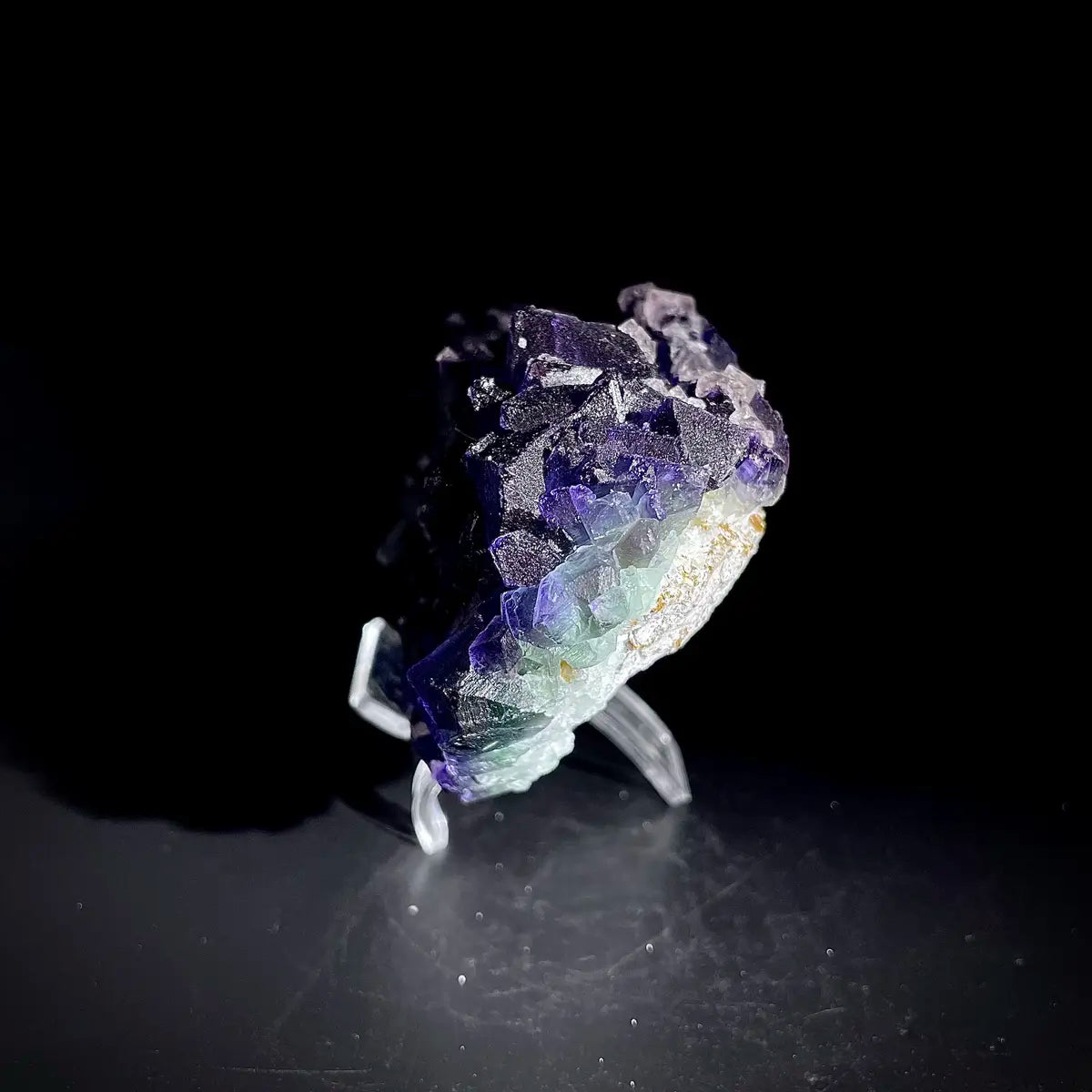 Natural  Purple Fluorite Crystal Specimen | Zhejiang, China | 610g |16*8*4.5cm