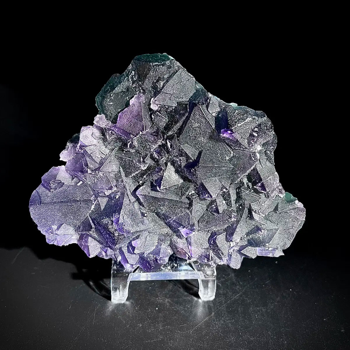 Natural  Purple Fluorite Crystal Specimen | Zhejiang, China | 370g |11*8*3cm