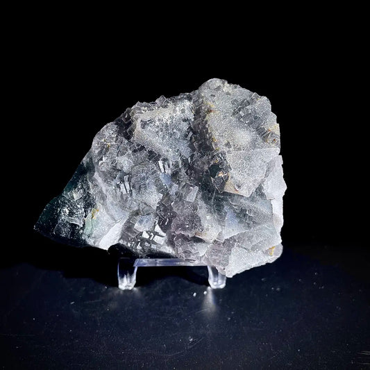 Natural  Octahedral Sugar Fluorite | Zhejiang, China | 370g |9*6.5*5cm