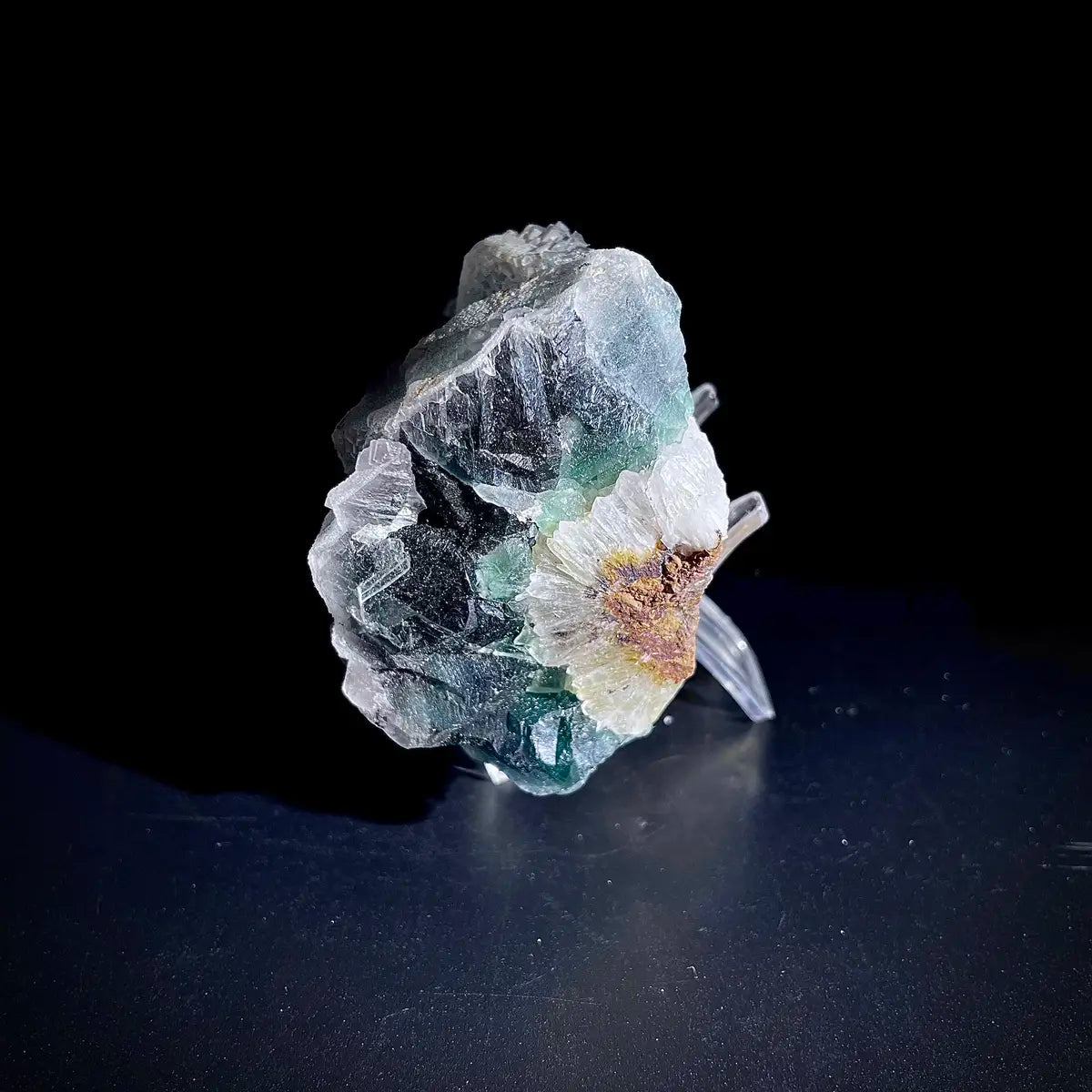 Natural  Octahedral Sugar Fluorite | Zhejiang, China | 370g |9*6.5*5cm