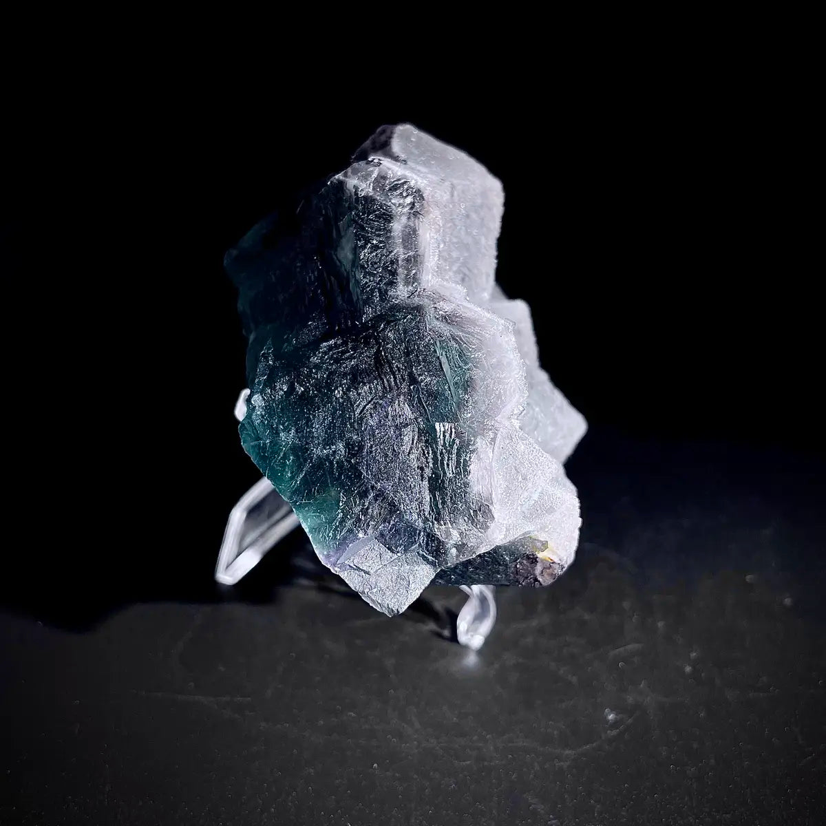 Natural  Octahedral Sugar Fluorite | Zhejiang, China | 290g |9*6.5*3cm
