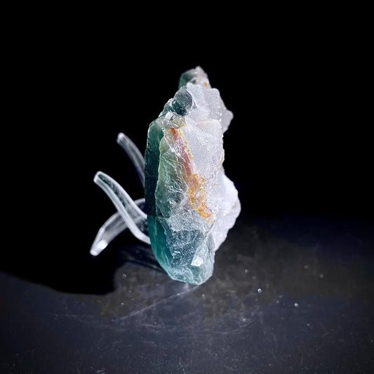 Natural  Octahedral Sugar Fluorite | Zhejiang, China | 320g | 12*7*3cm