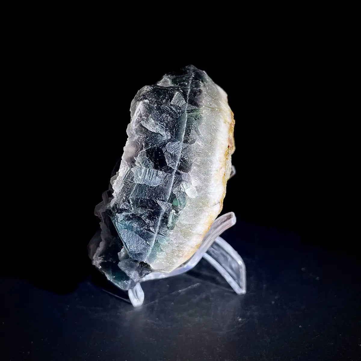 Natural  Octahedral Sugar Fluorite | Zhejiang, China | 460g |9.5*3.5*7cm