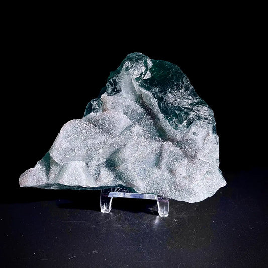 Natural  Octahedral Sugar Fluorite | Zhejiang, China |550g |12.5*8.5*3.5cm