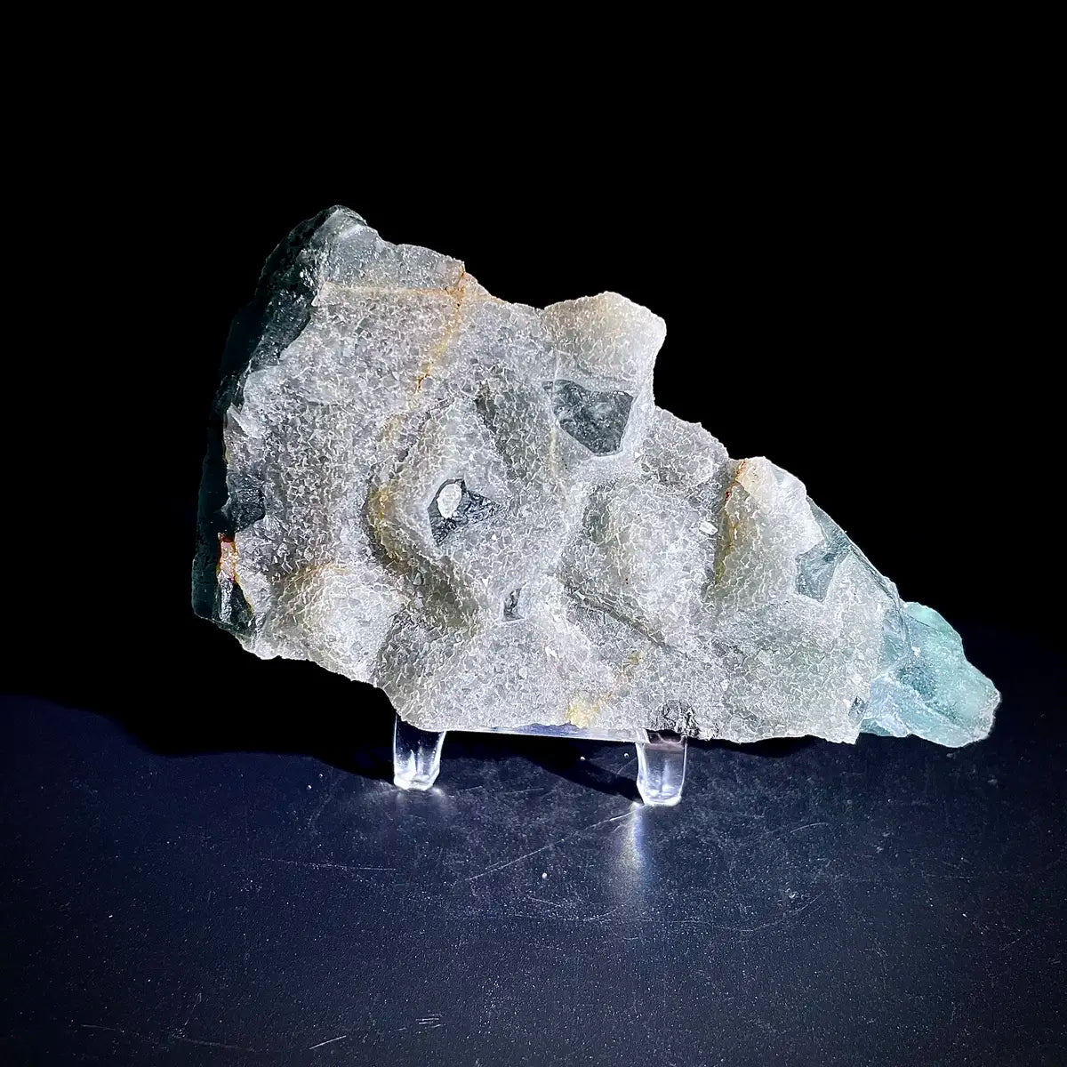 Natural  Octahedral Sugar Fluorite | Zhejiang, China | 290g | 12.5*6*3cm