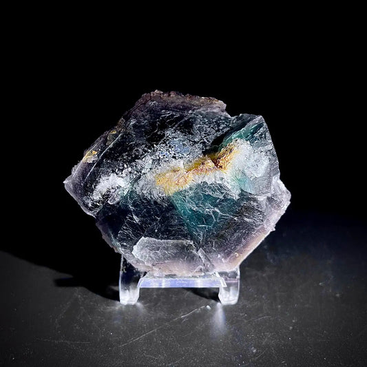 Natural  Octahedral Sugar Fluorite | Zhejiang, China | 230g |8*6*3cm