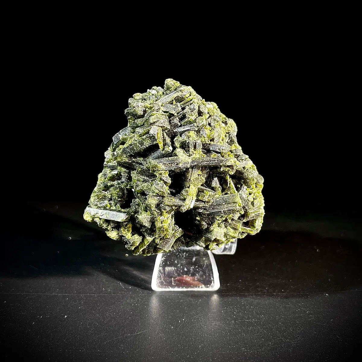 Natural Green Epidote& Tourmaline Specimen | Madagascar | 100 g | 5*5*3.5 cm