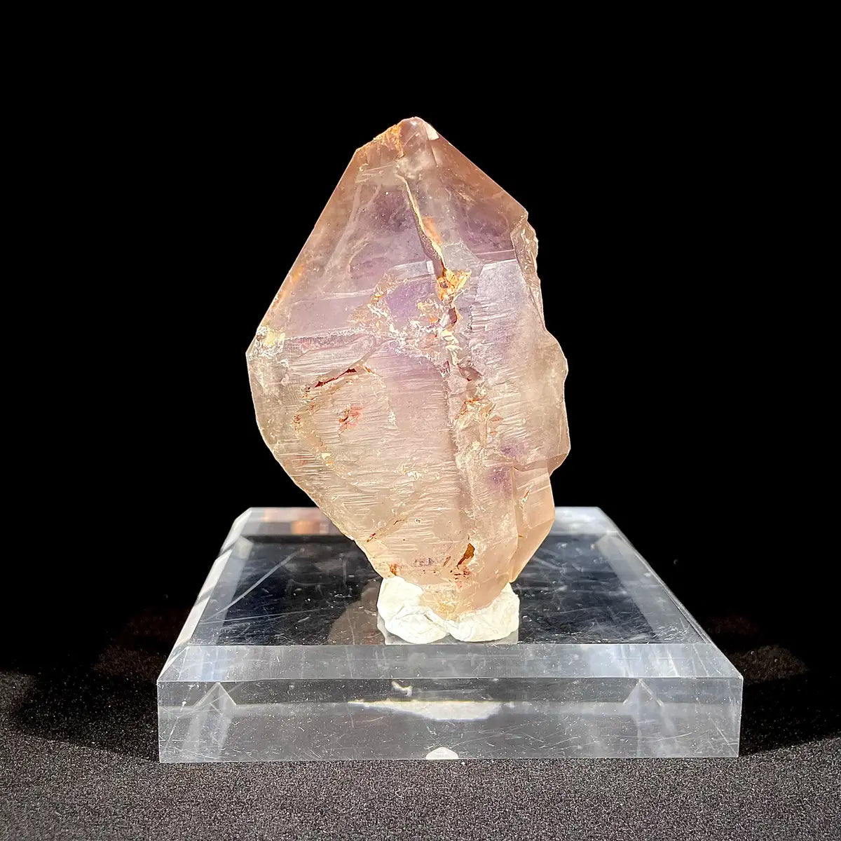 Natural Namibian Amethyst Skeleton Crystal Specimen | Namibia | 370 g | 5*6*9.5 cm