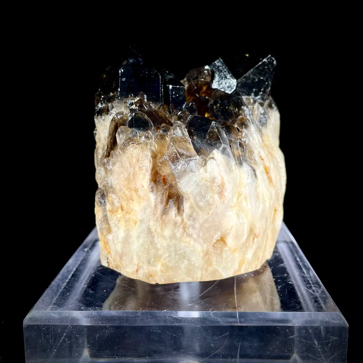 Natural Morion/Smoky Quartz Crystal Specimen | 840 g | 10.5*6*8 cm | Quartz Minerals | Madagascar