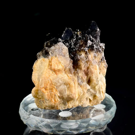 Natural Black Quartz Crystal Specimen | 360 g | 8*6*5 cm | Quartz Minerals | Brazil/Madagascar