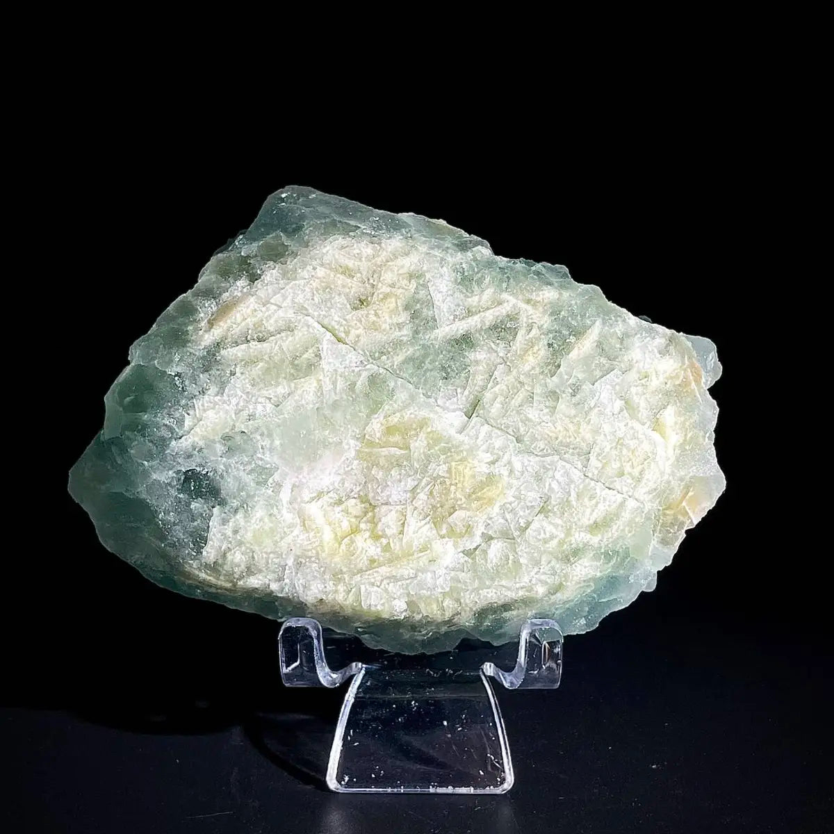 Natural Green Fluorite Crystal Specimen | Hunan, China |410g | 11*7.5*4cm