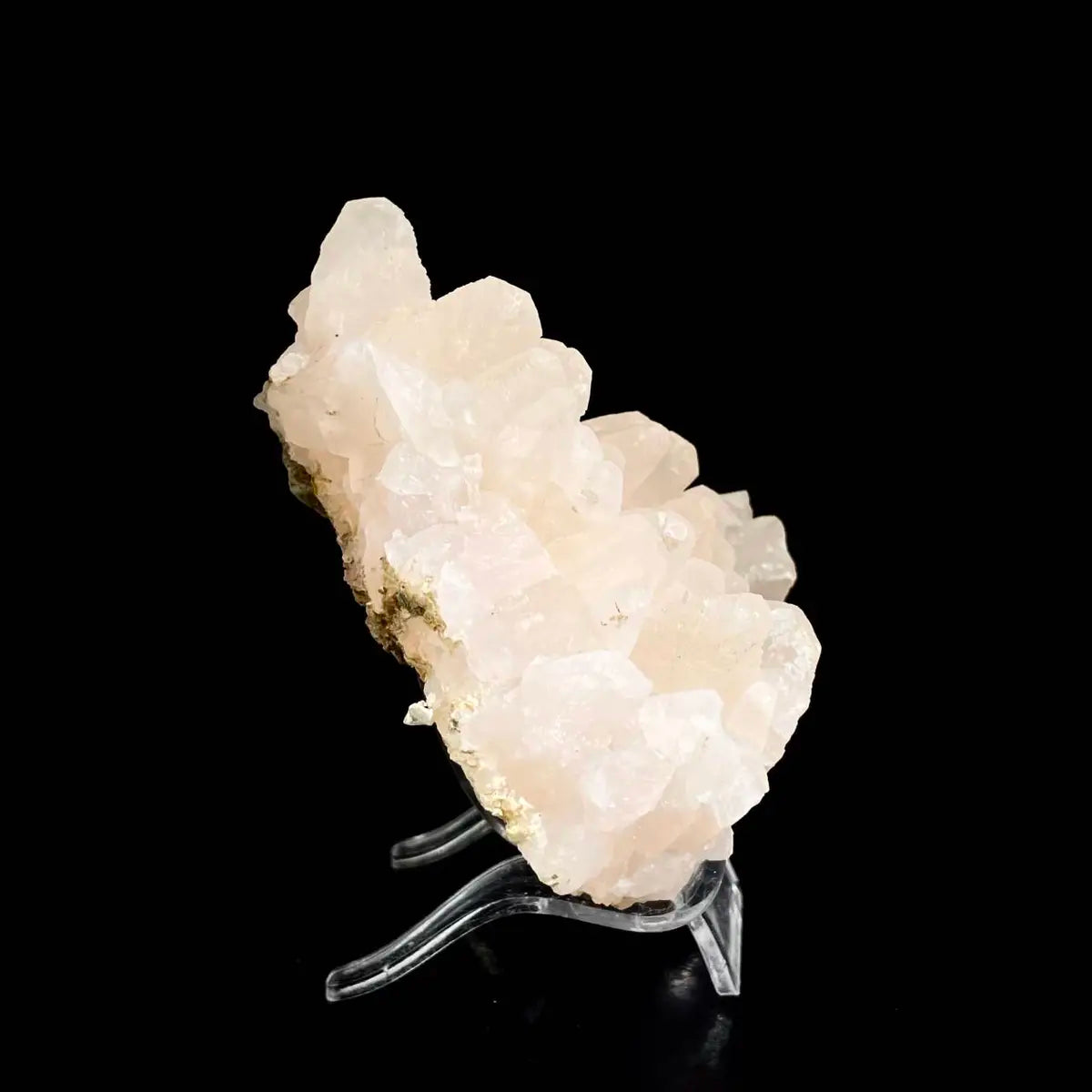 Natural Pink Calcite  Cluster on Matrix | Rare Carbonate Mineral Specimen | Mineral Collection | 380 g | 9.5*9.5*4 cm