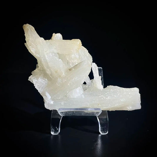 Guizhou White Aragonite/White Veined Natura l Stone Specimen |14×7×4 cm|270g