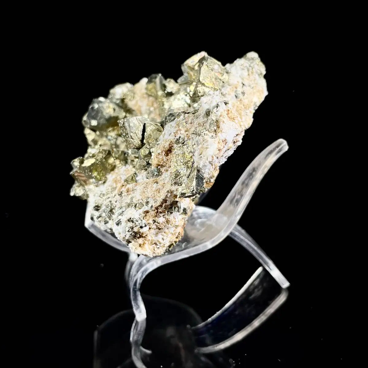 Natural Peruvian Chalcopyrite Mineral Specimen | 320 g | 9.5*8.5*5 cm | Sulfide Minerals | Peru