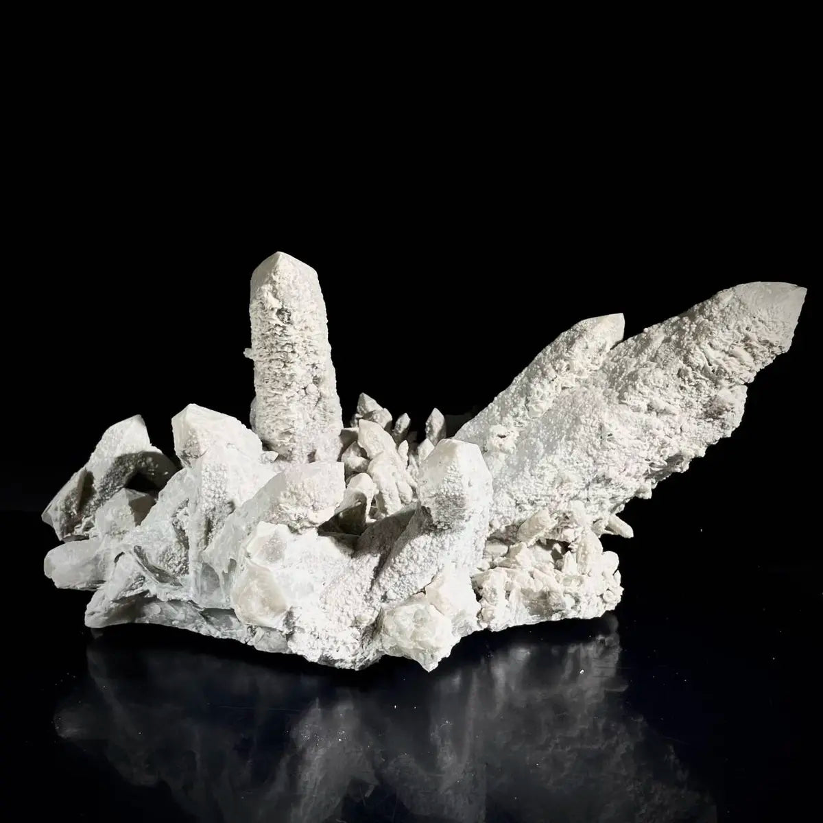 Natural Inner Mongolia Candle Quartz Crystal Cluster on Matrix | Rare Quartz Mineral Specimen | Mineral Collection | 3540 g | 15*21*13 cm