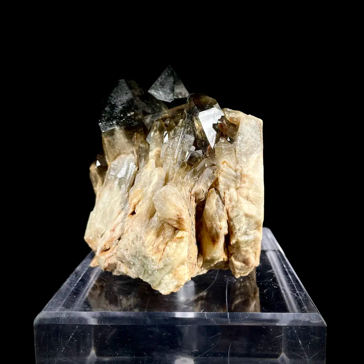 Natural Morion/Smoky Quartz Crystal Specimen | 990 g | 9*12*8 cm | Quartz Minerals | Madagascar