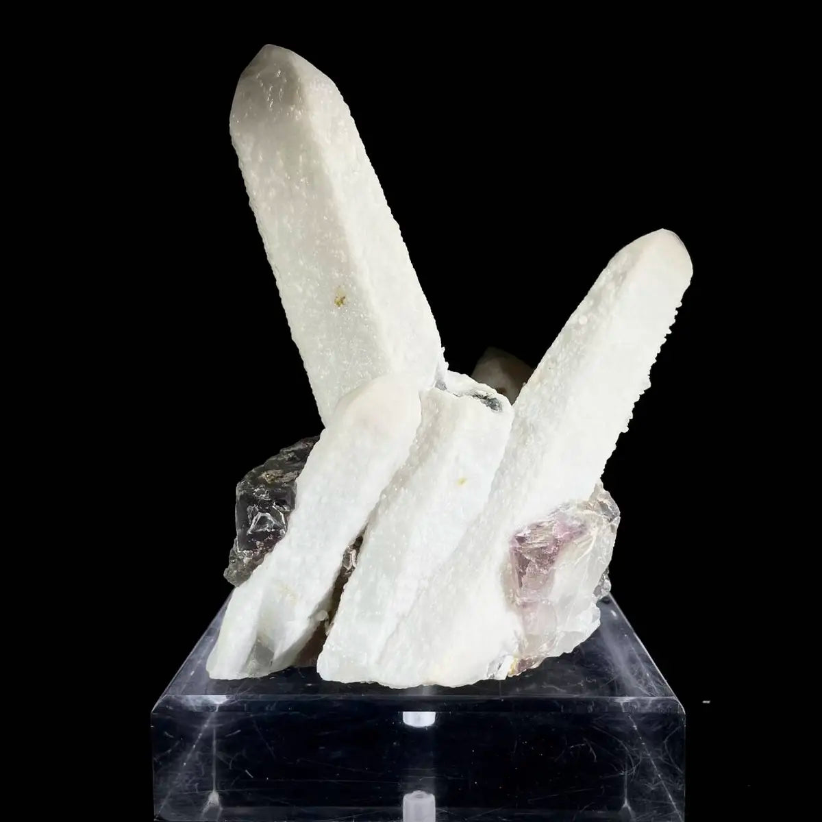 Natural Inner Mongolia Candle Quartz Crystal Cluster on Matrix | Rare Quartz Mineral Specimen | Mineral Collection | 810 g | 15*13*8 cm